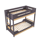 Koda Brown/Charcoal Twin Bunk Bed