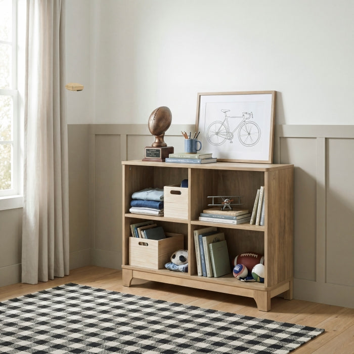 Liam Brown 4 Shelves Bookcase