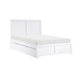 Galen White Full Platform Bed