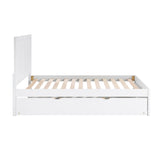 Galen White Full Platform Bed