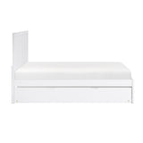 Galen White Full Platform Bed