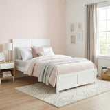 Galen White Full Platform Bed
