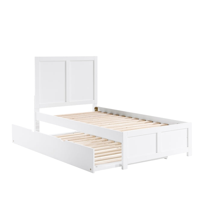 Galen White Twin Platform Bed