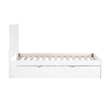 Galen White Twin Platform Bed