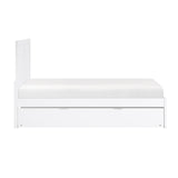 Galen White Twin Platform Bed