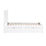 Galen White Twin Platform Bed