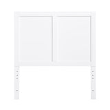 Galen White Twin Platform Bed