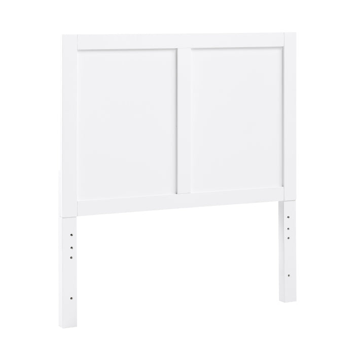 Galen White Twin Platform Bed