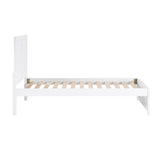 Galen White Twin Platform Bed