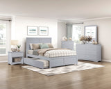 Orion Gray Full Platform Bed