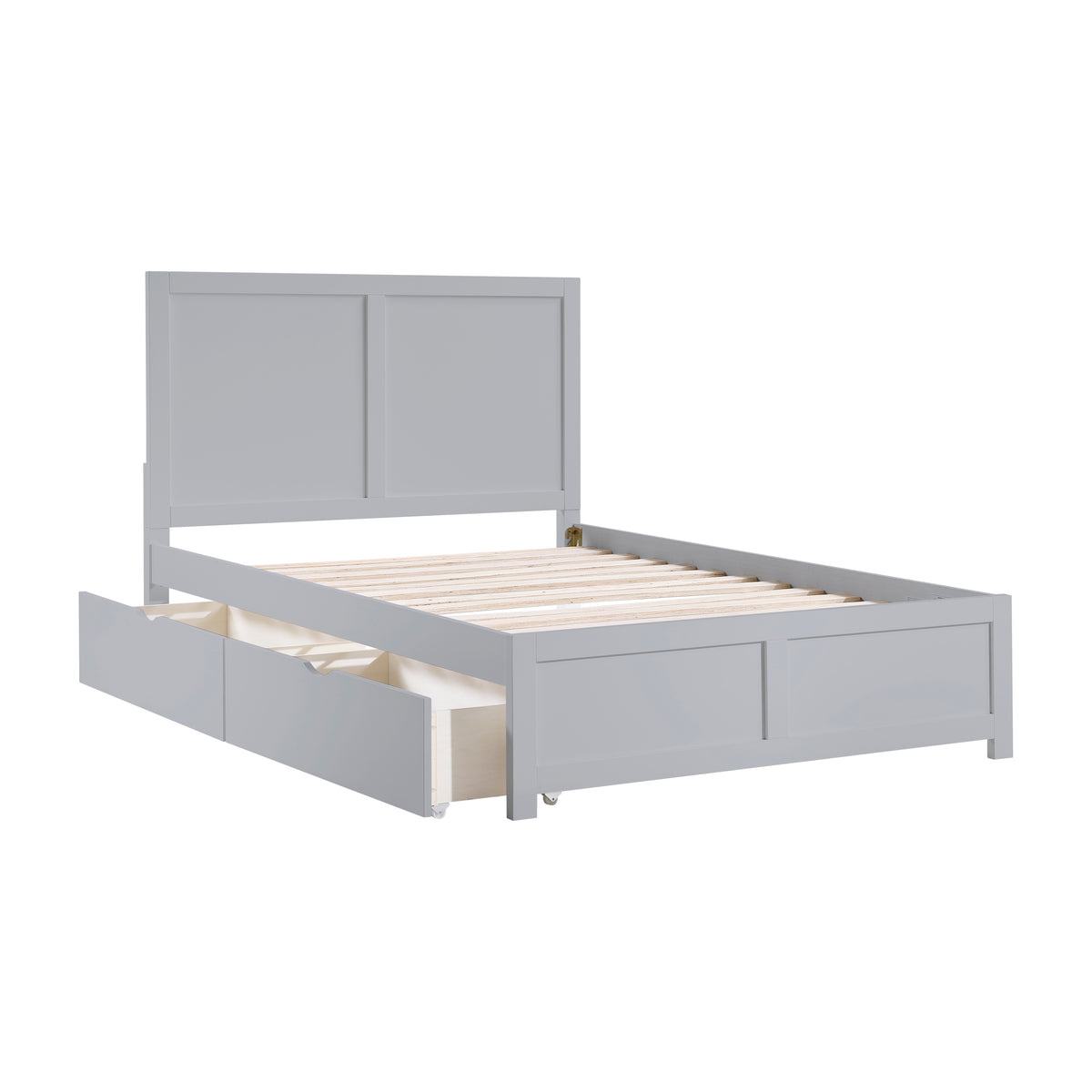 Orion Gray Full Platform Bed