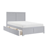 Orion Gray Full Platform Bed