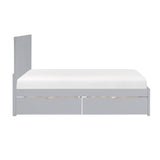 Orion Gray Full Platform Bed
