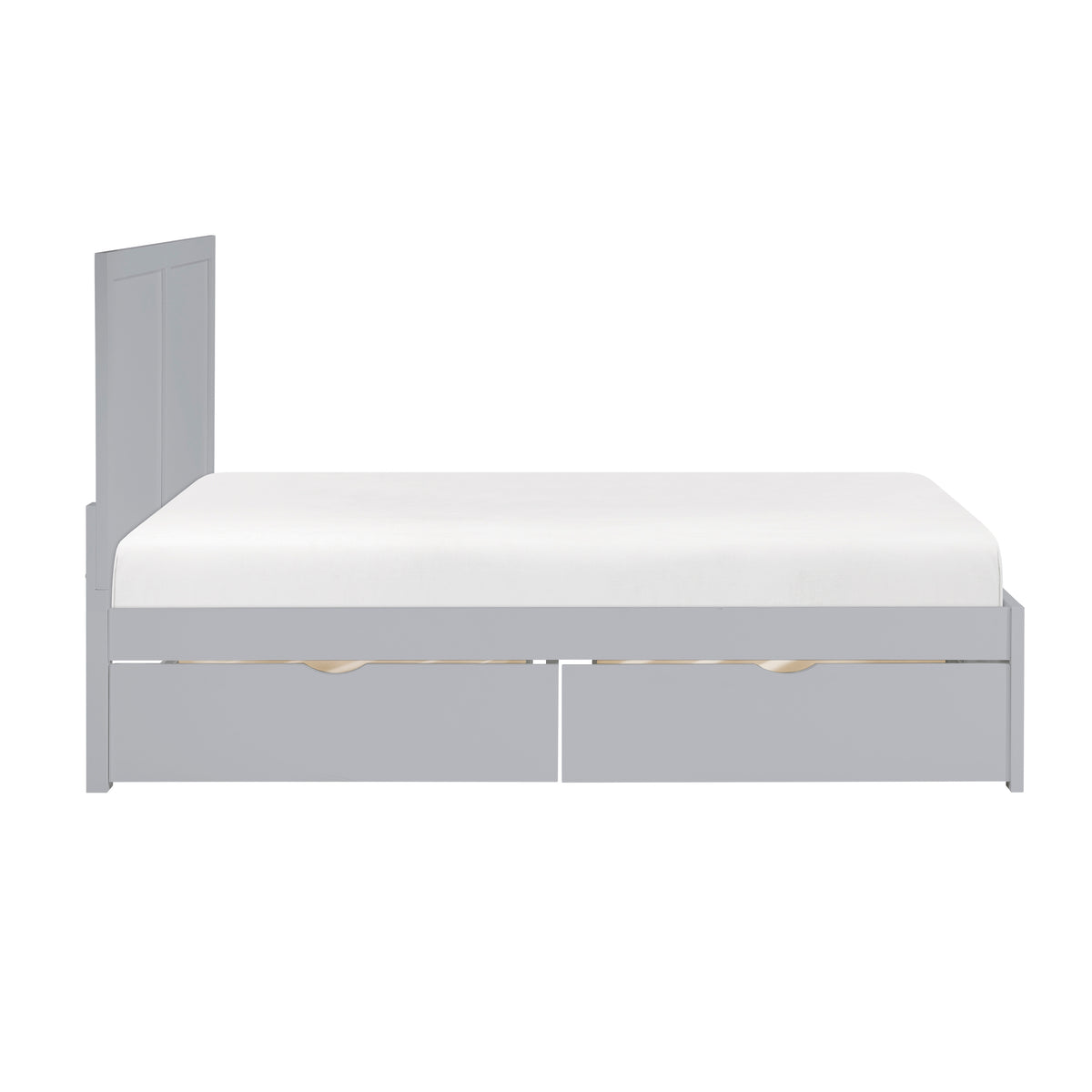 Orion Gray Full Platform Bed