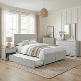 Orion Gray Full Platform Bed