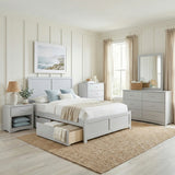 Orion Gray Full Platform Bed