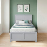 Orion Gray Twin Platform Bed