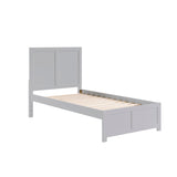 Orion Gray Twin Platform Bed