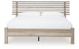 Hasbrick Tan Queen Slat Panel Bed - Ornate Home