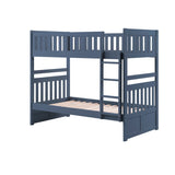 Nora Blue Twin Bunk Bed