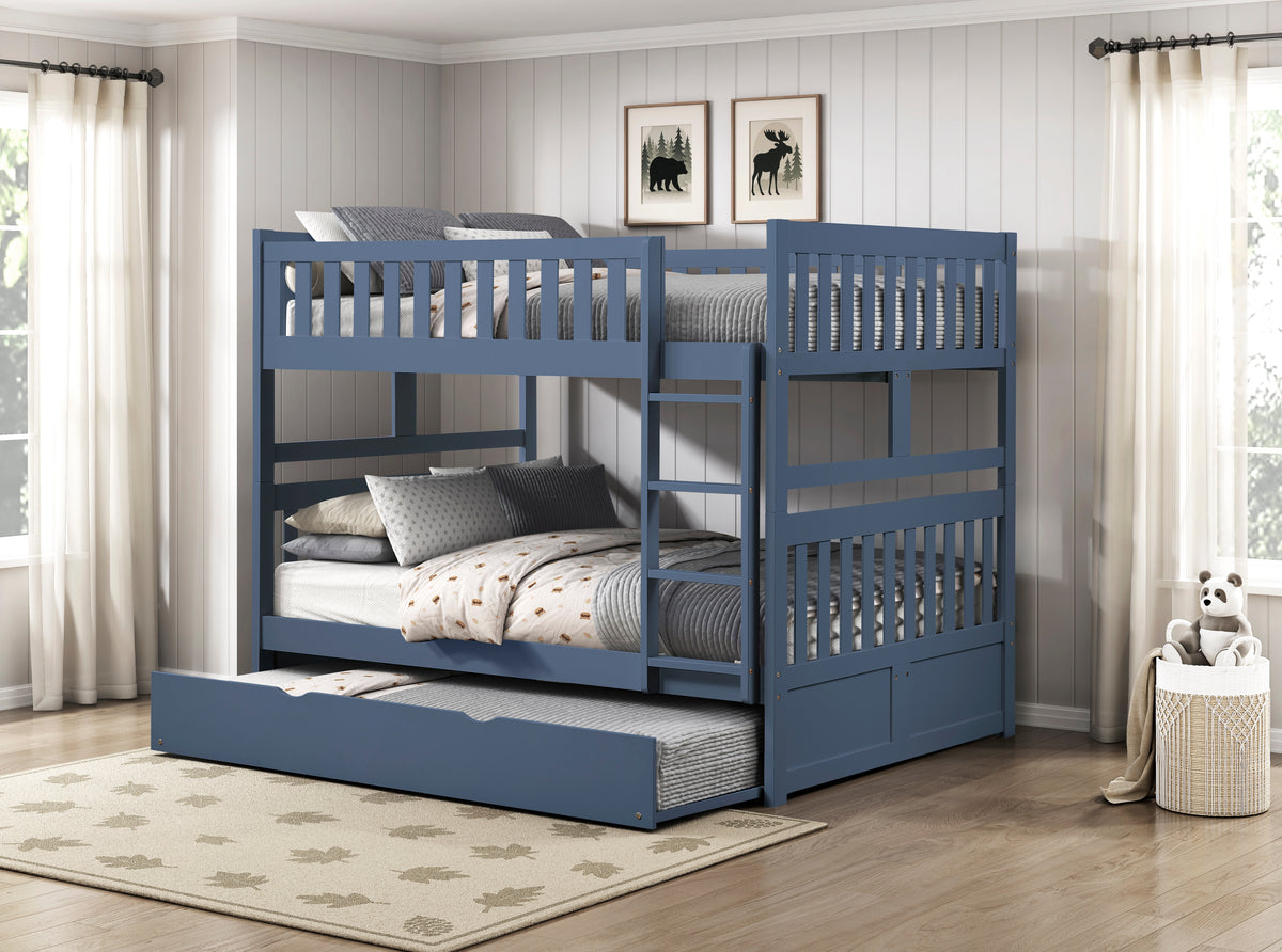 Nora Blue Full Bunk Bed