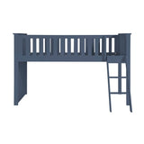 Nora Blue Low Loft Bunk