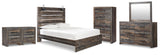 Drystan Multi Queen Panel Bed, Dresser, Mirror, Chest and 2 Nightstands