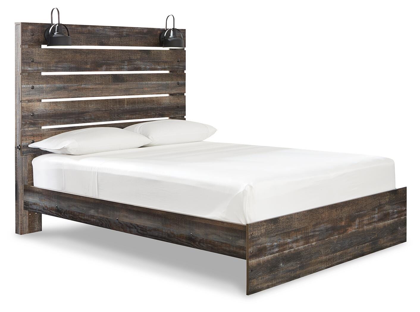 Drystan Multi Queen Panel Bed, Dresser, Mirror, Chest and 2 Nightstands