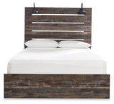 Drystan Multi Queen Panel Bed, Dresser, Mirror, Chest and 2 Nightstands