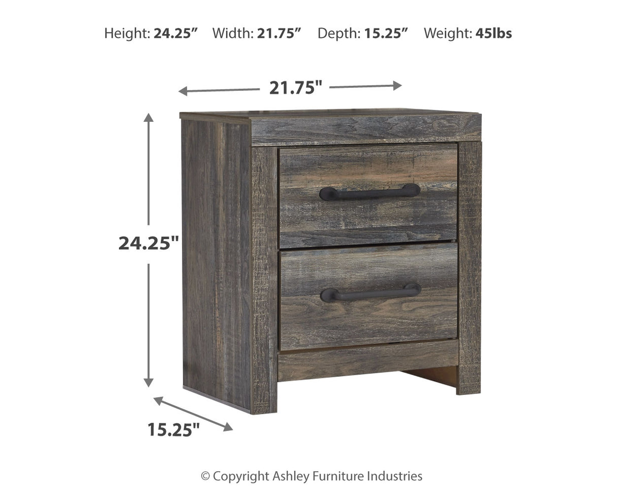 Drystan Multi King Panel Bedroom Set with Storage, Dresser, Mirror and Nightstand - Ornate Home