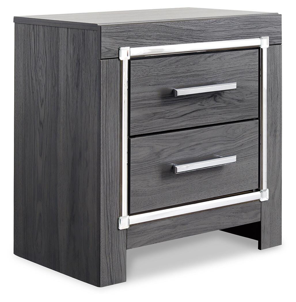 Lodanna Gray Dresser, Chest and Nightstand