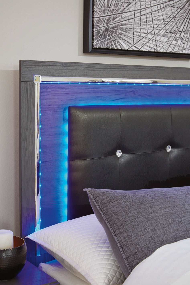 Lodanna Gray Full Panel Bed - Ornate Home