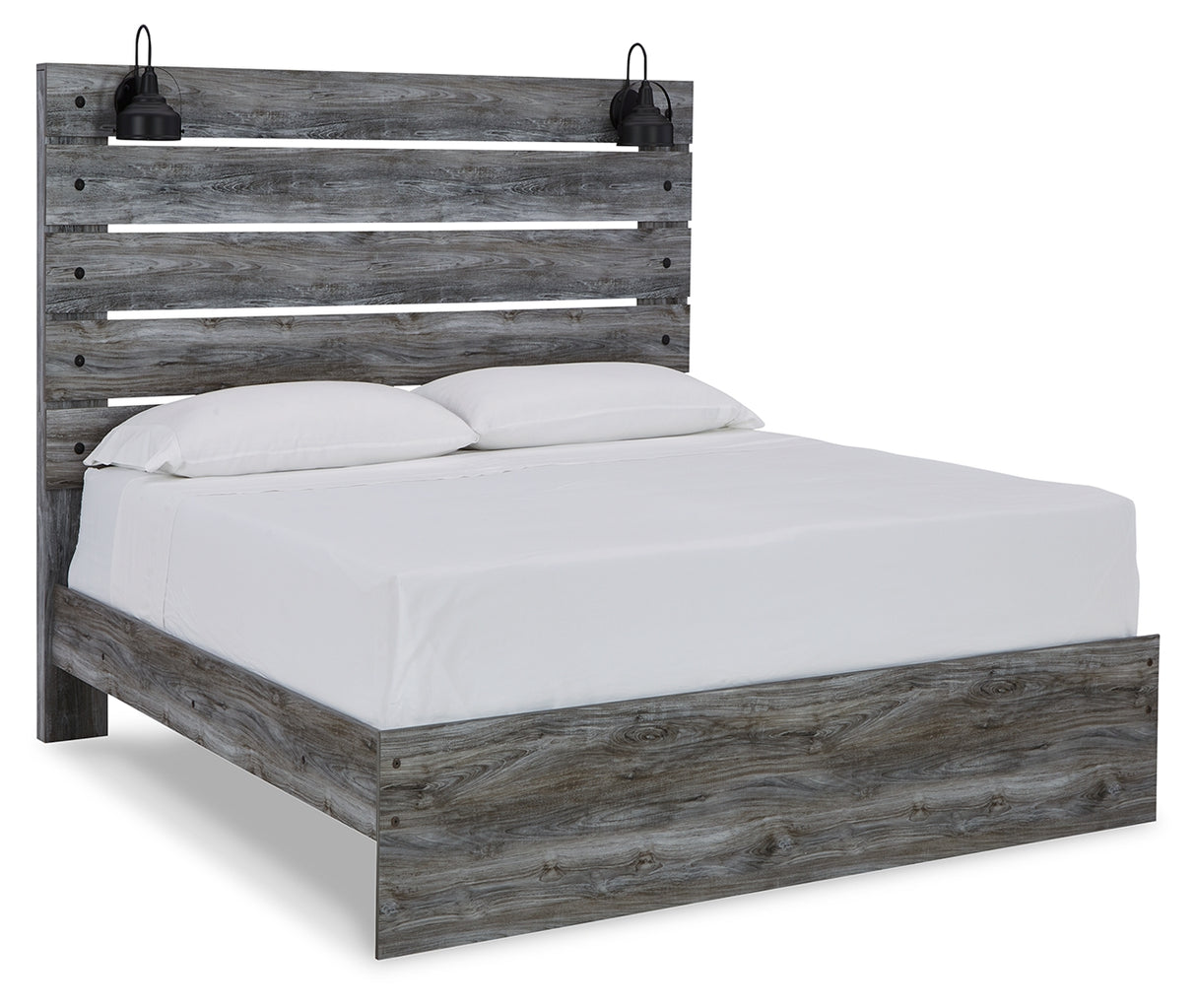 Baystorm Gray Queen Panel Bed - Ornate Home