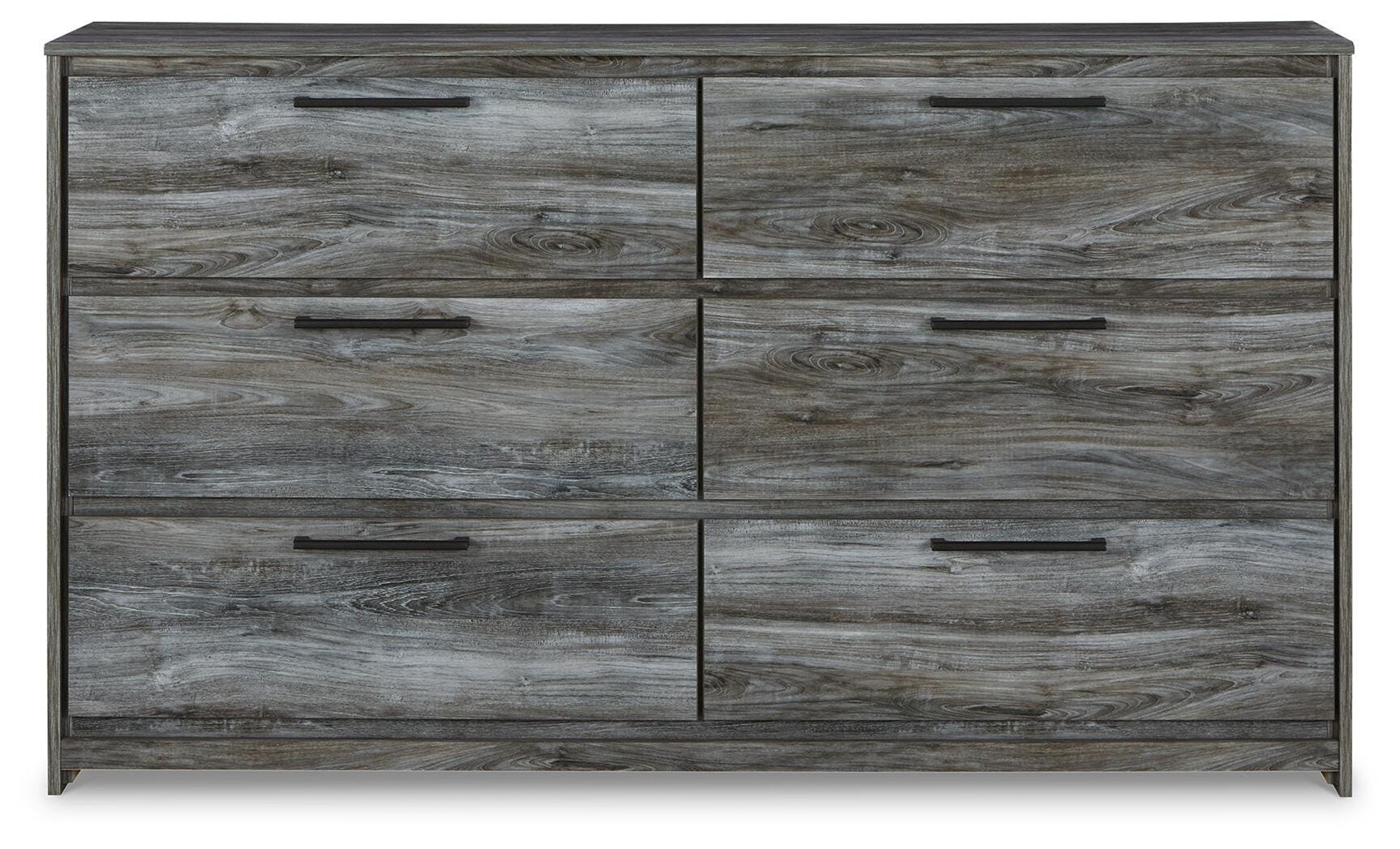 Baystorm Gray Full Panel Storage Bed, Dresser and Nightstand