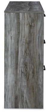 Baystorm Gray Full Panel Storage Bed, Dresser and Nightstand
