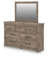 Keithland Brown Dresser and Mirror