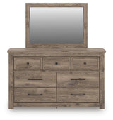 Keithland Brown Dresser and Mirror