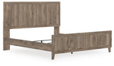 Keithland Brown King Panel Bed