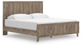 Keithland Brown King Panel Bed