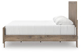 Keithland Brown King Panel Bed