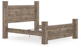Keithland Brown King Poster Bed