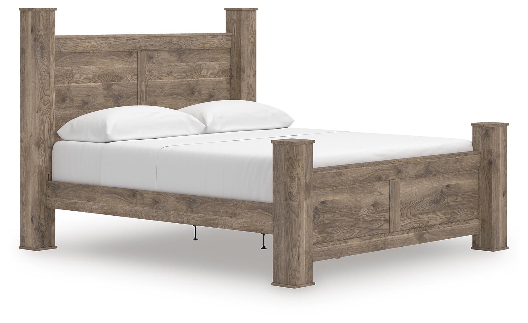 Keithland Brown King Poster Bed