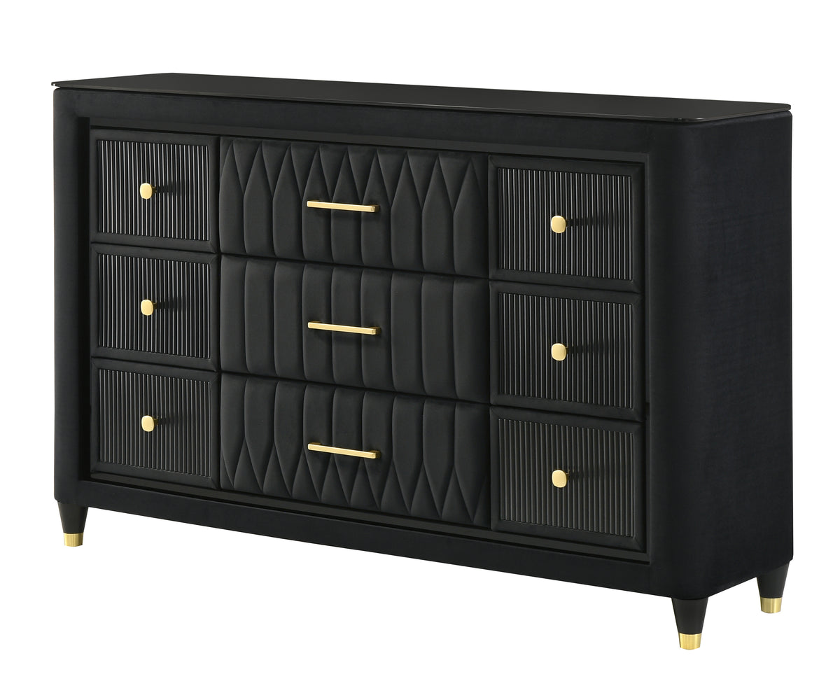 Valeria Charcoal Dresser - Ornate Home