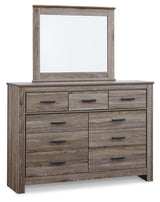 Zelen Queen/Full Panel Headboard, Dresser and Mirror - Ornate Home