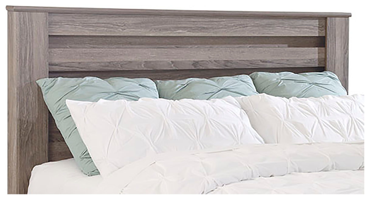 Zelen Warm Gray King/California King Panel Headboard - Ornate Home