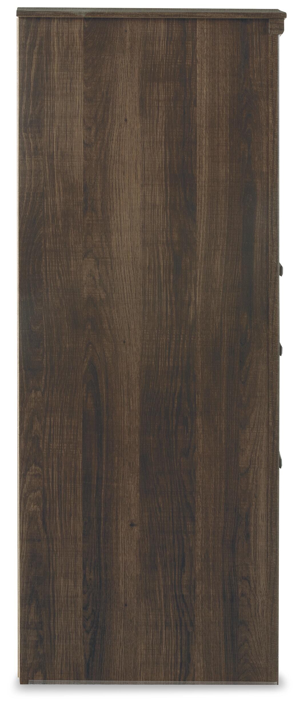 Juararo Dark Brown Dresser and Nightstand