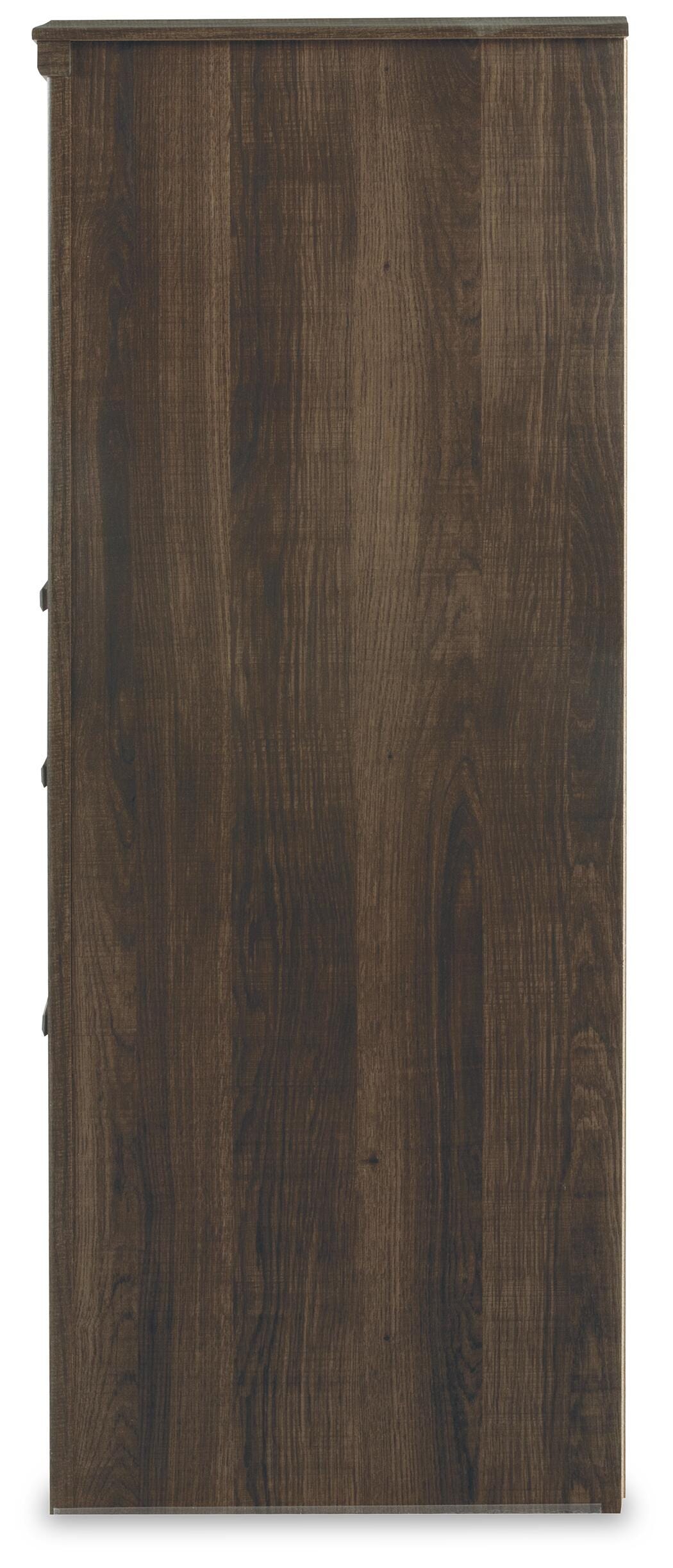 Juararo Dark Brown Dresser and Nightstand