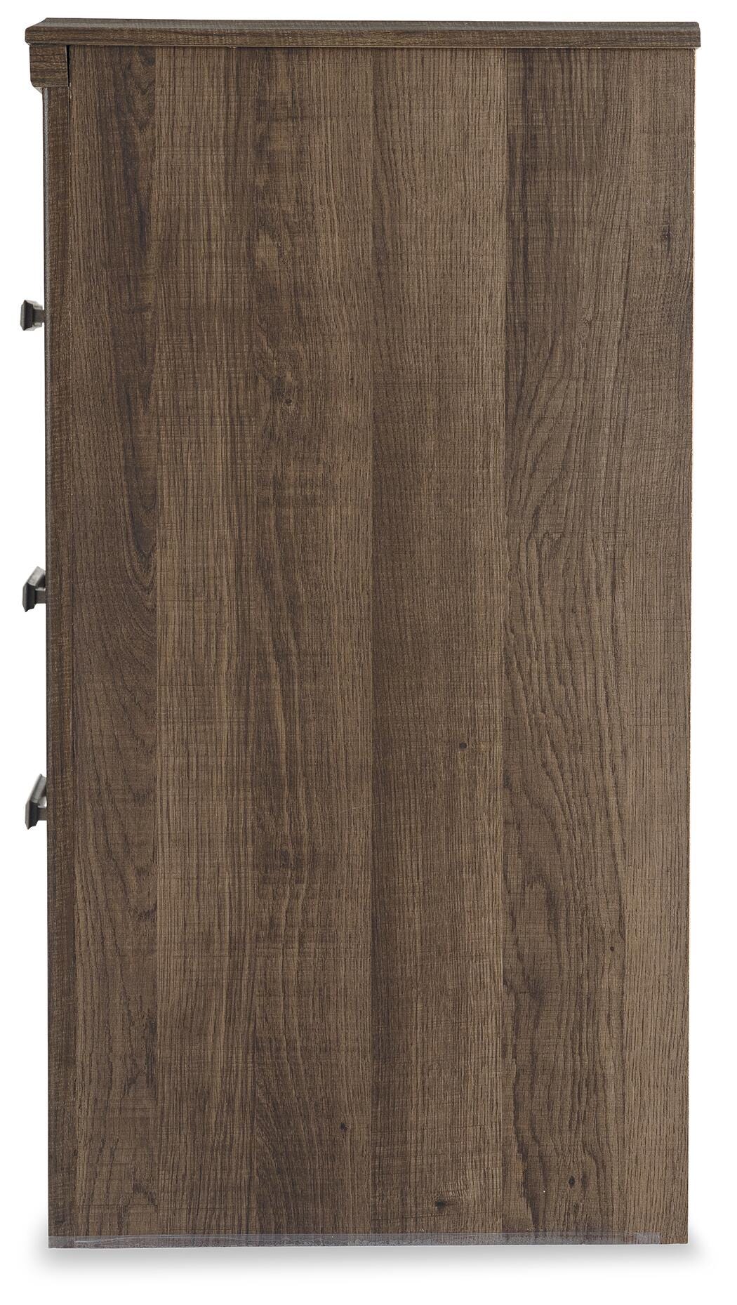Juararo Dark Brown Chest and Nightstand