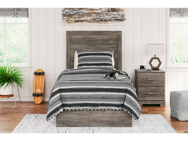 Ralinksi Gray Twin Panel Bed - Ornate Home