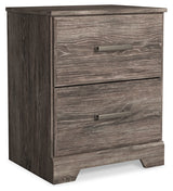 Ralinksi Gray Full Panel Bedroom Set with Dresser, Mirror and Nightstand - Ornate Home